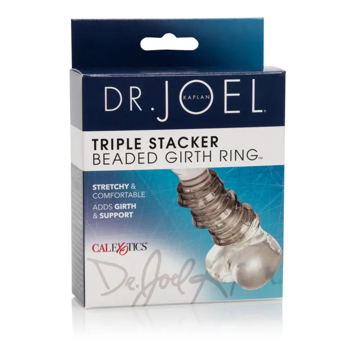 Male Sex Toys | Dr. Joel Kaplan Beaded Girth Ring Triple Stacker - CalExotics Male Sex Toys | Dr. Joel Kaplan Beaded Girth Ring Triple Stacker - CalExotics