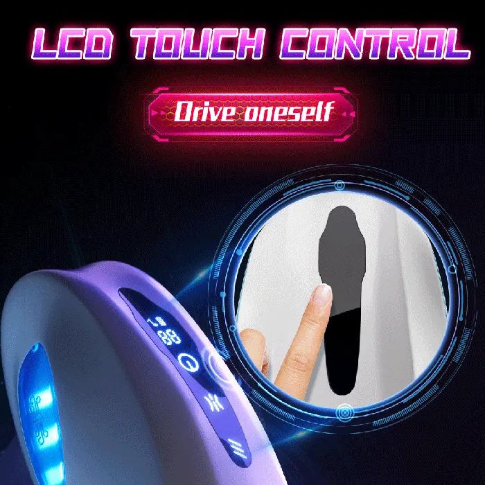 Male Sex Toys | GAWK3000 Space-Station Male Masturbator For Men White Gray