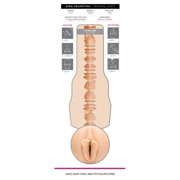 Male Sex Toys | My Amazing Fantasy Fleshlight Girls - Gina Valentina Stella Male Sex Toys | My Amazing Fantasy Fleshlight Girls - Gina Valentina Stella