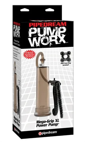 Male Sex Toys Pump Worx MegaGrip XL Power Pump Pipedream