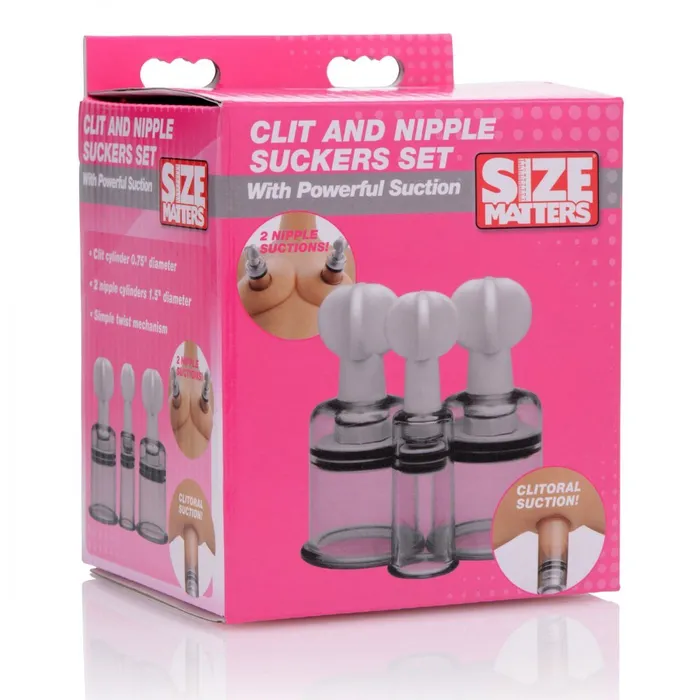 Male Sex Toys | Size Matters Size Matters Clit And Nipple Sucker Set