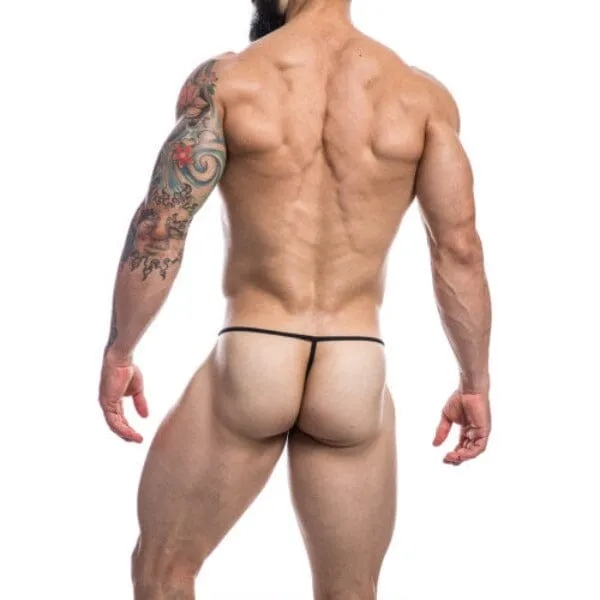 Men's Underwear | C4M G-String Blk Leatherette - XL - My Amazing Fantasy