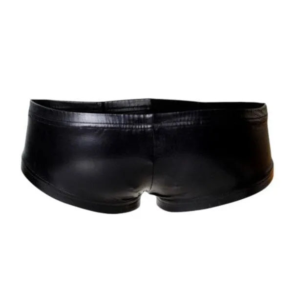 My Amazing Fantasy Men's Underwear | C4M BootyShorts Blk Leatherette - XL