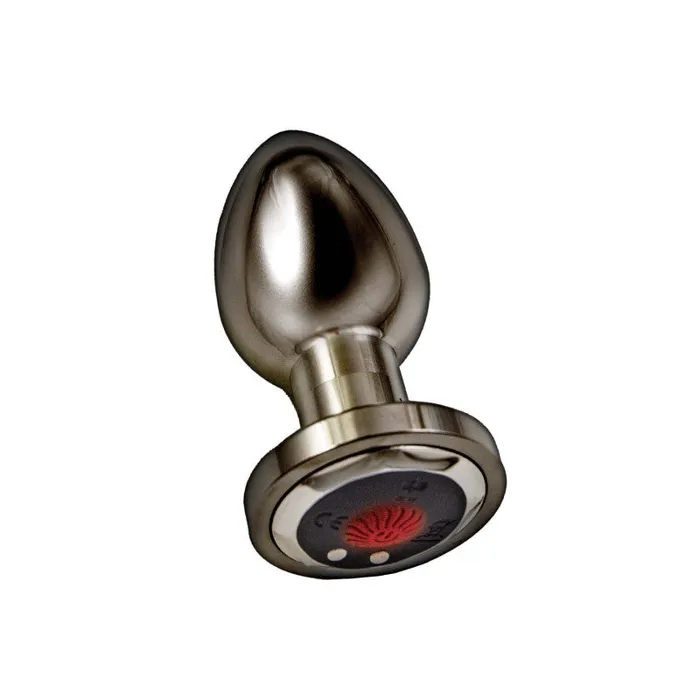 Nasstoys Anal | Ass-Sation Remote Vibrating Metal Plug - Black