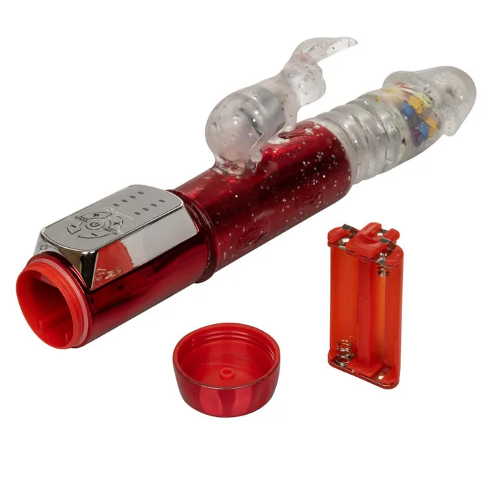 Naughty Bits ball Machine Thrusting Jack Rabbit Vibrator - Red | CalExotics Vibrators Naughty Bits ball Machine Thrusting Jack Rabbit Vibrator - Red | CalExotics Vibrators