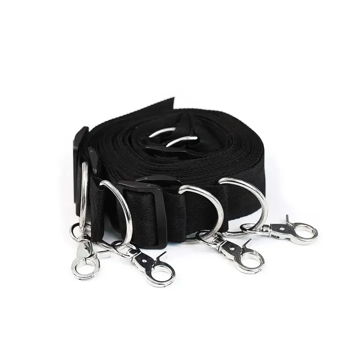 Nobu Fetish - BR1 Adjustable Bed Restraints in Black | NOBÜ Anal