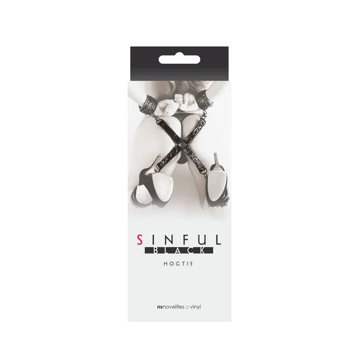 NS Novelties Anal | Sinful Hogtie Black