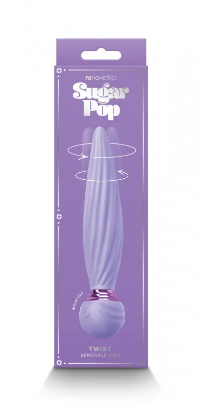 nsnovelties Vibrators | Sugar Pop - Twist - Purple nsnovelties Vibrators | Sugar Pop - Twist - Purple