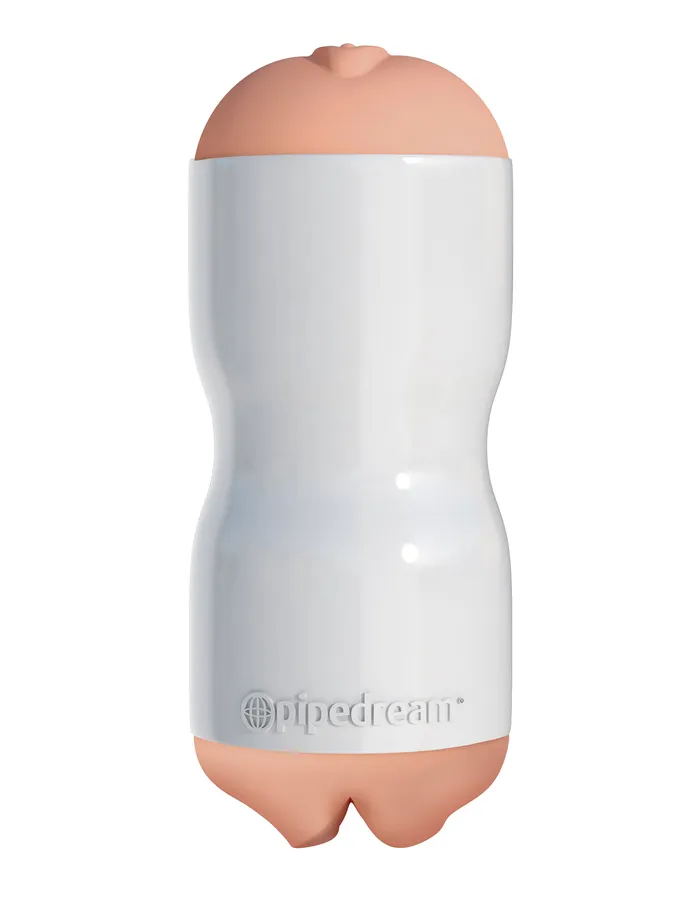 Pdx Extreme Tight Grip Pussy Mouth Masturbator White Light Pipedream Products Male Sex Toys