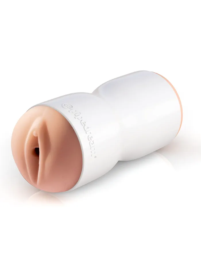 Pdx Extreme Tight Grip Pussy & Mouth Masturbator White- Light | Pipedream Products Male Sex Toys