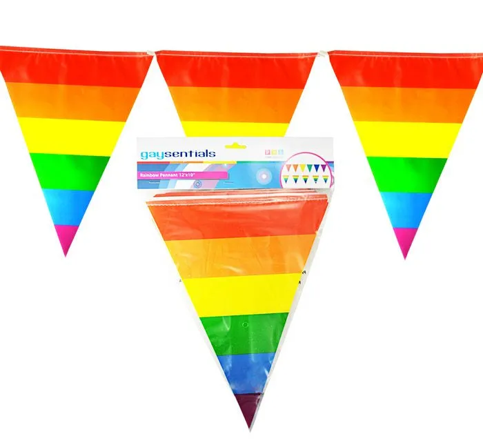 PHS INTERNATIONAL Rainbow Striped Pennants | Anal