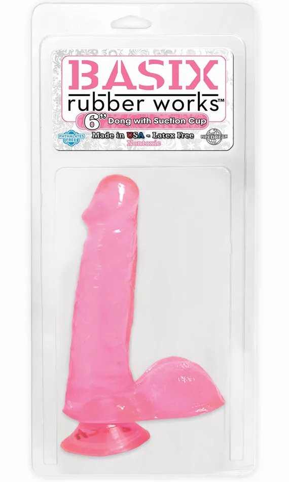 Pipedream Products Dildos | Basix Rubber Works 6in Dong W-suction Cup Pink Pipedream Products Dildos | Basix Rubber Works 6in Dong W-suction Cup Pink