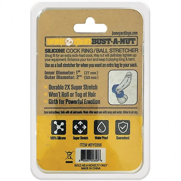 Rascal - Boneyard Vibrators | Bust a Nut Ring - Blue Rascal - Boneyard Vibrators | Bust a Nut Ring - Blue