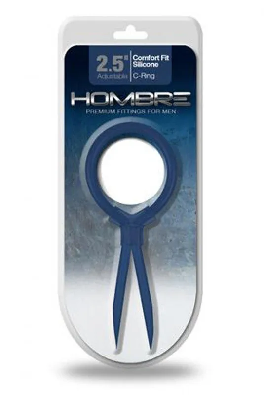 Sale Male Sex Toys Hombre Comfort Fit Silicone Adjustable CRing Navy
