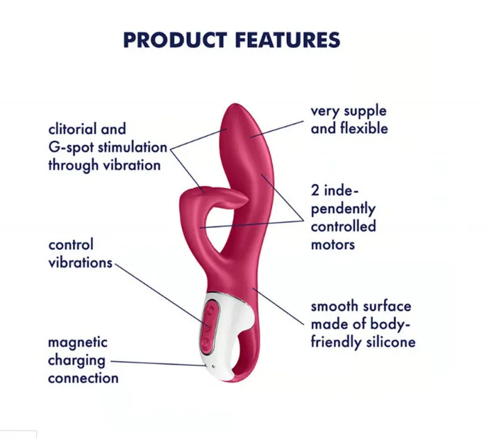 Sale Specials Vibrators | Satisfyer Embrace Me - Rabbit Vibrator - Berry Sale Specials Vibrators | Satisfyer Embrace Me - Rabbit Vibrator - Berry