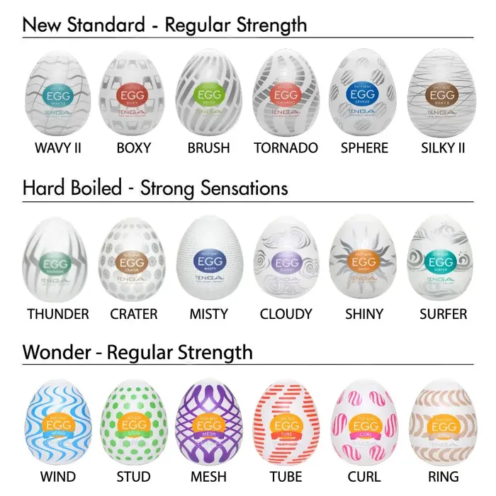 Tenga - Egg Brush Masturbator | Tenga Male Sex Toys