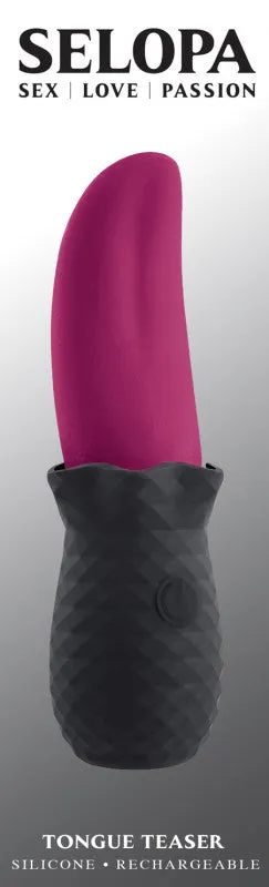 Tongue Teaser Pinkblack Selopa Vibrators