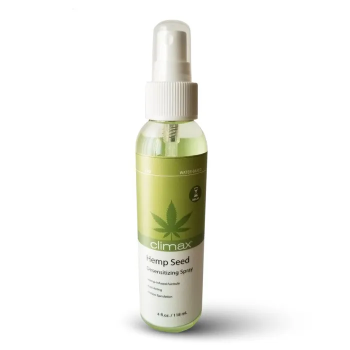 Topco Vibrators Climax Hemp Seed Desensitizing Spray 4 Fl Oz