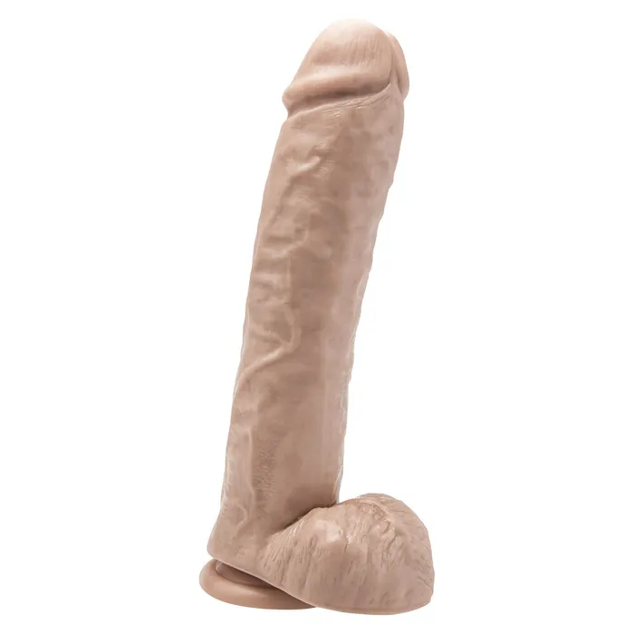 Toy Joy Sex Toys Dildos ToyJoy Get Real 11 Inch Dong With Balls Flesh Pink