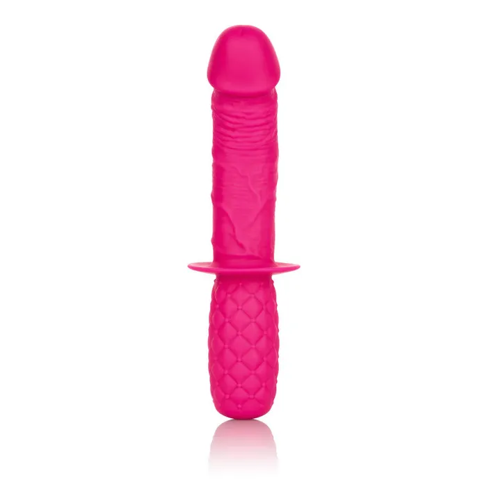 Vibrators | CalExotics Silicone Grip Thruster - Pink