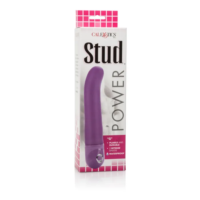 Vibrators CalExotics Waterproof Power Stud G Vibe Purple
