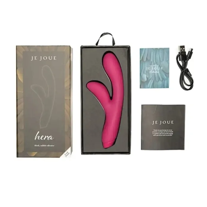 Vibrators Je Joue Je Joue Hera Flex Rabbit Vibrator Fuchsia