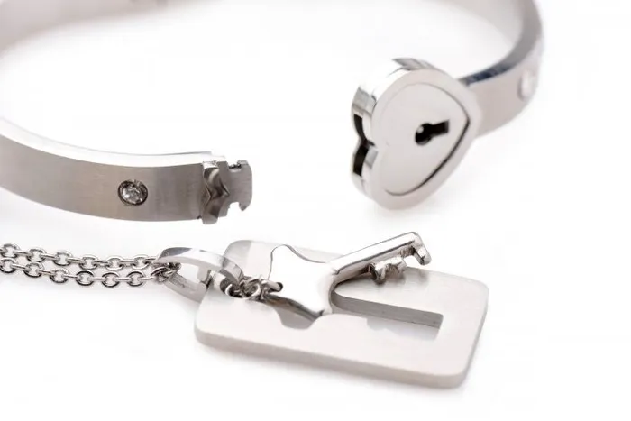 Vibrators | XR Brands Master Series Cuffed Locking Bracelet and Key Necklace Vibrators | XR Brands Master Series Cuffed Locking Bracelet and Key Necklace