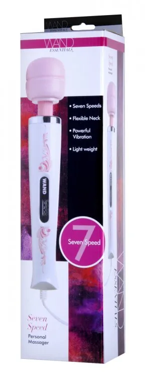 Vibrators | XR Brands Wand Essentials 7 Speed Wand Pink