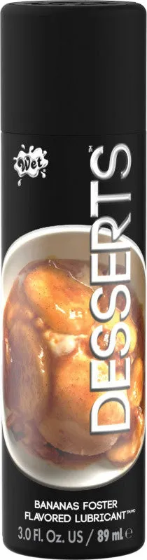 Wet Vibrators Wet Desserts Bananas Foster 30 Fl Oz 89ml