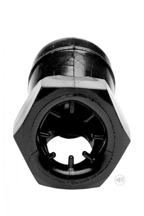 XR Brands Male Sex Toys | Master Series Detained Black Restrictive Chastity Cage