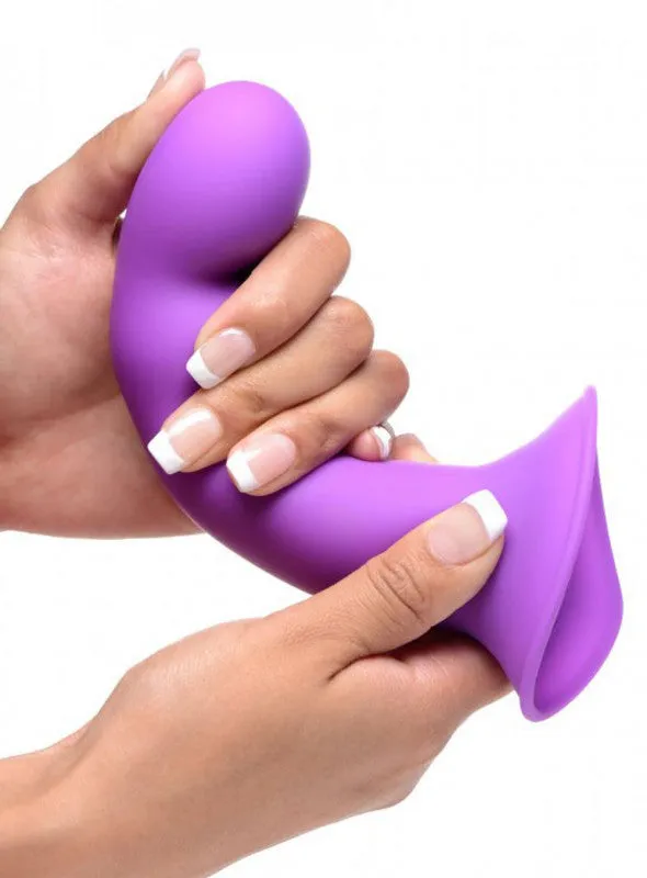 XR Brands Squeeze It Squeeze It Squeezable Wavy Dildo - Purple | Dildos XR Brands Squeeze It Squeeze It Squeezable Wavy Dildo - Purple | Dildos