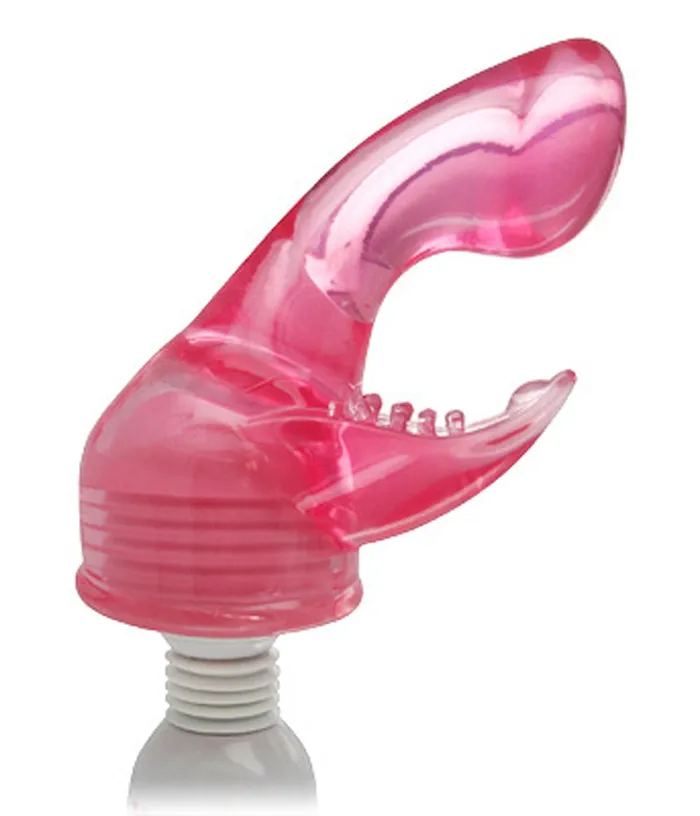 XR Brands Wand Essentials Vibrators | Pink Tulip Wand Attachment XR Brands Wand Essentials Vibrators | Pink Tulip Wand Attachment