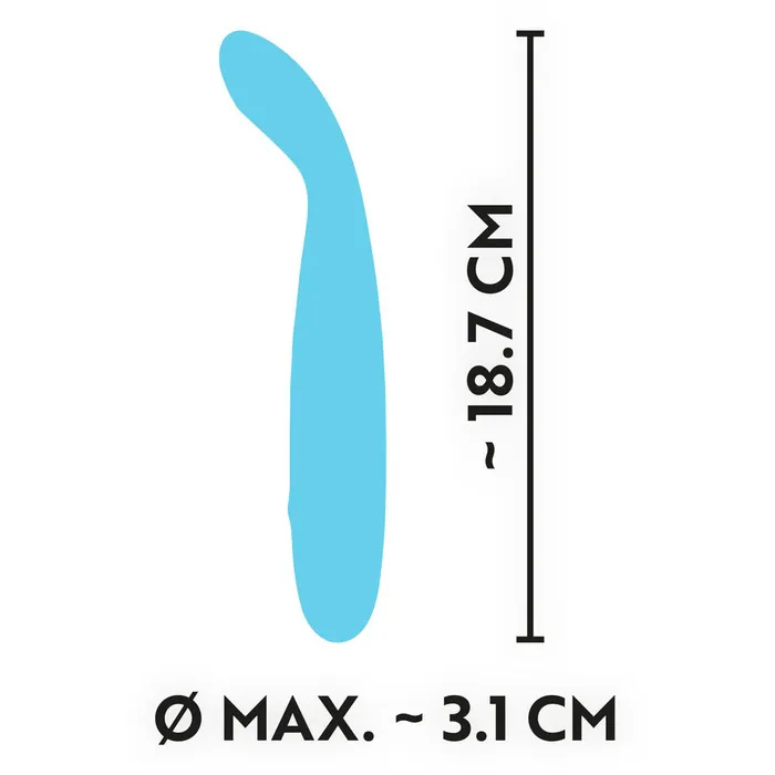 You2Toys Vibrators | Cuties Silk Touch Rechargeable Mini Vibrator Blue You2Toys Vibrators | Cuties Silk Touch Rechargeable Mini Vibrator Blue